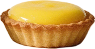 A lemon tart